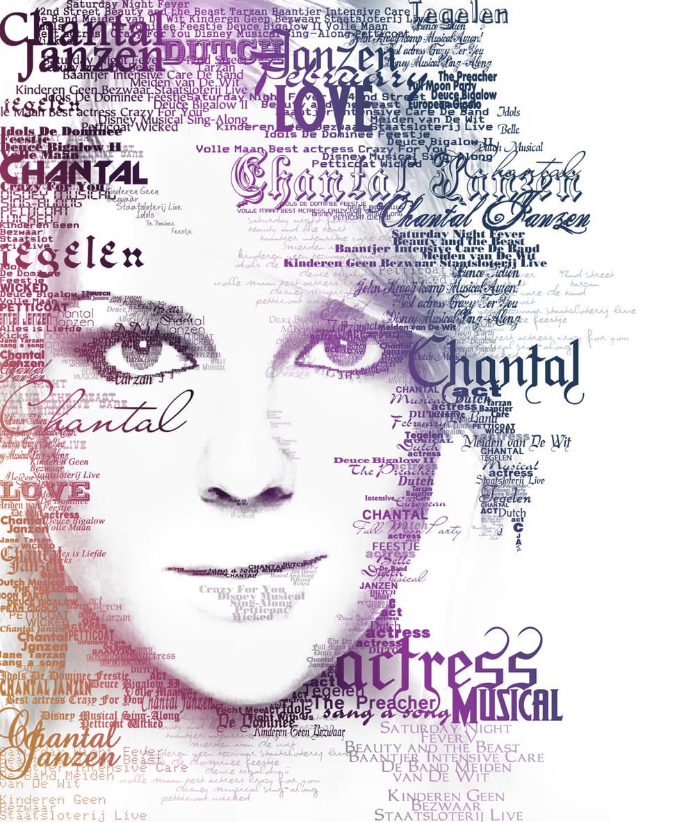 Pet Portraits - Letter Portrait Art 2